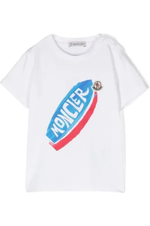Moncler T-Shirt mit Surfboard-Print