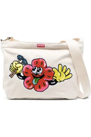 Kenzo Schultertasche mit Logo-Patch