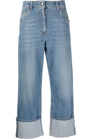 Fabiana Filippi Hoch geschnittene Cropped-Jeans