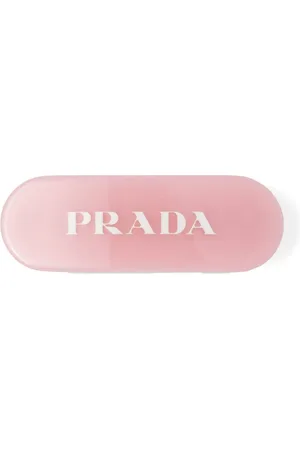Prada Haarspange mit Logo-Print