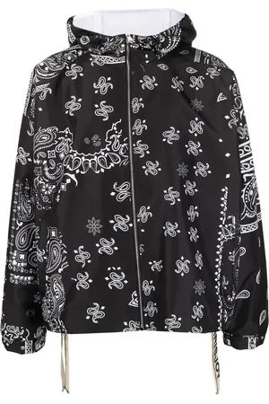Khrisjoy Kapuzenjacke mit Paisley-Stickerei