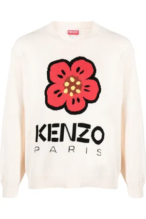 Kenzo Gestrickter Pullover mit Blume