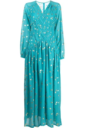 Bambah Kaftan mit V-Ausschnitt