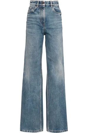 Prada Gerade Jeans mit Bleach-Effekt