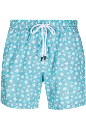 BARBA Badeshorts mit Blumen-Print