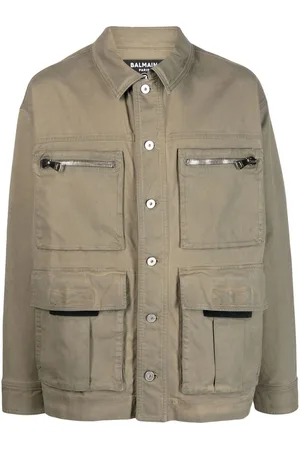 Balmain Military-Jacke mit Knopfleiste