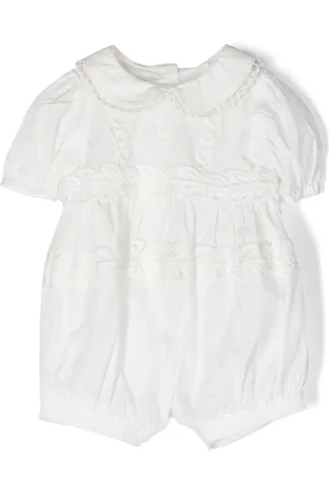 ERMANNO SCERVINO Strampler mit Spitzenbesatz