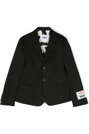 Msgm Doppelreihiges Sakko mit Logo-Patch