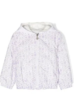 Moncler Kapuzenjacke mit Logo-Print