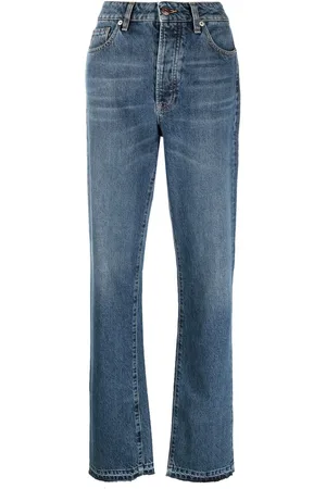 3x1 Gerade High-Waist-Jeans