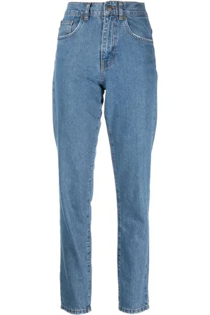 Twin-Set Tapered-Jeans mit Logo-Stickerei