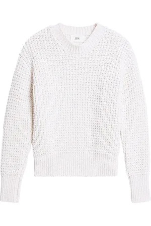 Ami Strickpullover mit rundem Ausschnitt