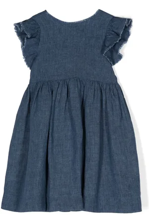 Il gufo Rückenfreies Kleid mit Schleife