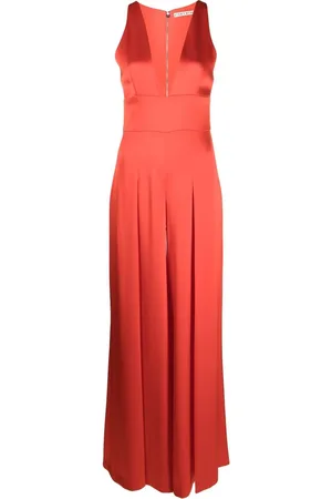 ALICE+OLIVIA Jumpsuit mit tiefem Ausschnitt