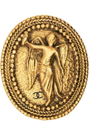 CHANEL Brosche mit Engel