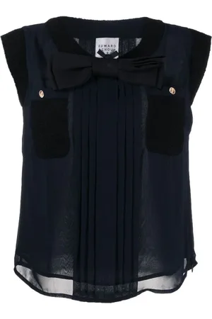 Edward Achour Paris Top mit Schleife