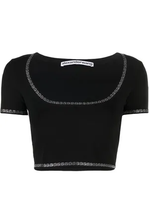Alexander Wang T-Shirt mit U-Ausschnitt