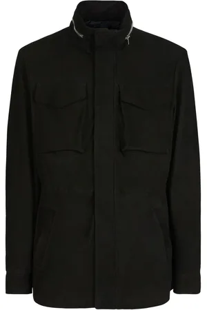 Giuseppe Zanotti Jacke mit Stehkragen