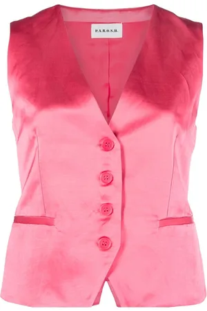 P.A.R.O.S.H. Weste aus Satin