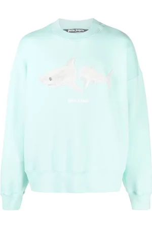 Palm Angels Sweatshirt mit aufgesticktem Hai