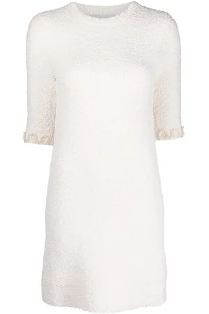 Lanvin Kleid mit Blumenstickerei