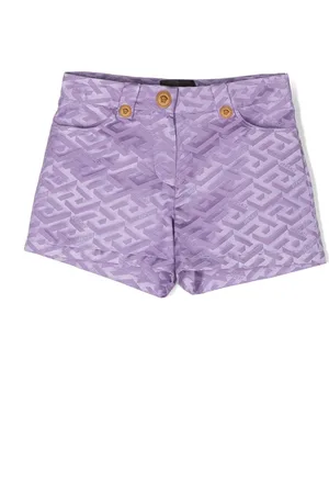 VERSACE Shorts mit La Greca-Muster