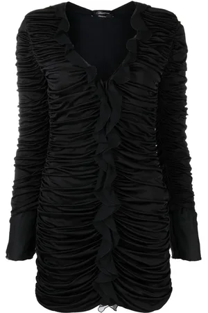 BLUMARINE Drapiertes Kleid mit Rüschen