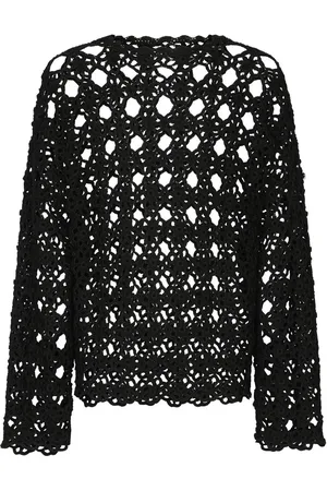 Dolce & Gabbana Pullover mit Lochstrickmuster