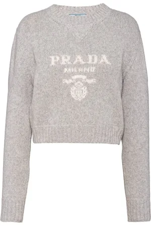 Prada Intarsien-Pullover aus Kaschmir