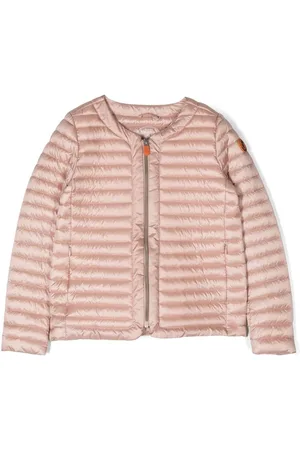 save the duck Gefütterte Jacke mit Logo-Patch