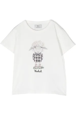 Woolrich T-Shirt mit Cartoon-Print