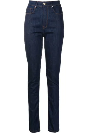 AMAPÔ Skinny-Jeans mit Logo-Patch
