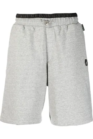 Philipp Plein Joggingshorts mit Hexagon-Schild