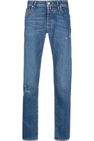 Jacob Cohen Straight-Leg-Jeans mit Logo-Patch