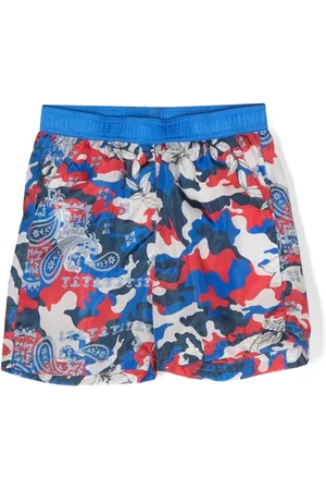 Moncler Badeshorts mit durchgehendem Print