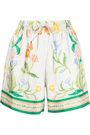 Casablanca Seidenshorts mit Blumen-Print