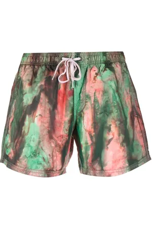Sundek Badeshorts mit Batikmuster