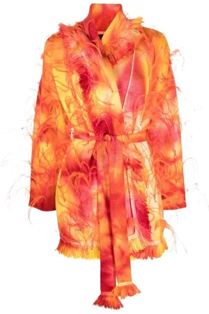 Alanui Sunset Cardigan mit Federn