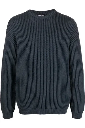 Giorgio Armani Grob gestrickter Pullover