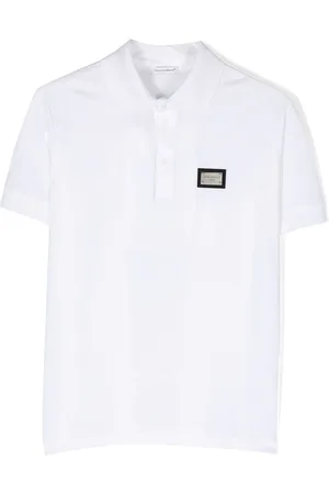 Dolce & Gabbana Poloshirt mit Logo-Schild