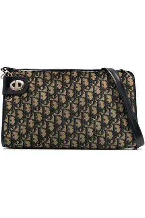 Dior 1970 Schultertasche mit Trotter-Muster