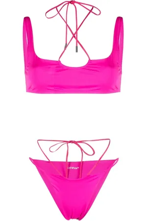 OFF-WHITE Bikini mit Logo-Print