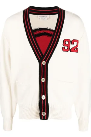 Alexander McQueen Cardigan mit Nummern-Patch