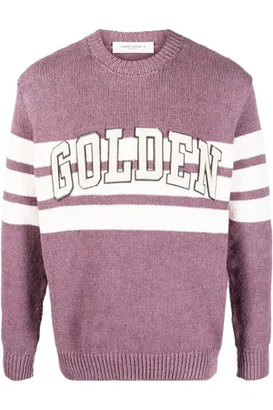 Golden Goose Strickpullover mit Logo-Patch