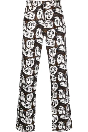 Charles Jeffrey Loverboy Hose mit grafischem Print