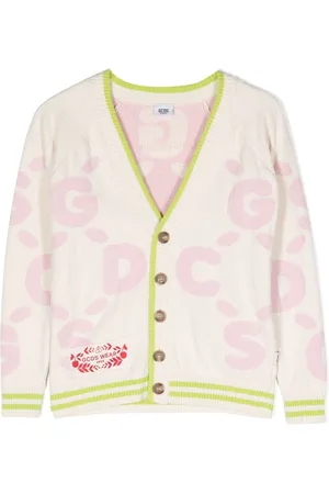 GCDS Cardigan mit Logo-Prägung