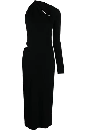 VERSACE Einschultriges Midikleid