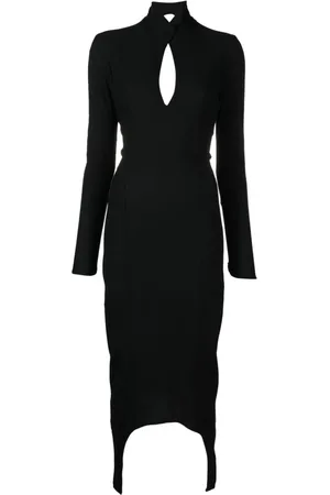 Patou Midikleid mit offenem Rücken