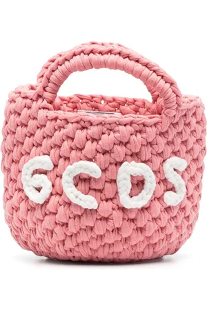 GCDS Mini Beuteltasche mit Häkelmuster