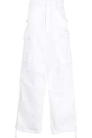 DARKPARK Weite Hose mit Distressed-Detail